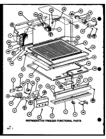 Refrigerator Freezer Functional Parts (Tx20k / P7803205w) (Tx20k / P7803206w) (Txi20k / P7803207w) (Txi20k / P7803208w) (Txi20k / P7803241w) (Txi20k / P7803242w) parts for Amana Top-Mount Refrigerator TXI22K-P7803210W from AppliancePartsPros.com