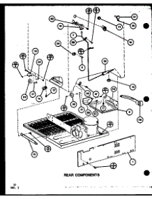 Rear Components (Tx20k / P7803205w) (Tx20k / P7803206w) (Txi20k / P7803207w) (Txi20k / P7803208w) (Txi20k / P7803241w) (Txi20k / P7803242w) parts for Amana Top-Mount Refrigerator TXI22K-P7803210W from AppliancePartsPros.com