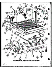 Refrigerator Freezer Functional Parts (Tx22k / P7803209w) (Txi22k / P7803210w) (Txi22k / P7803243w) (Tx22k / P7859202w) parts for Amana Top-Mount Refrigerator TXI22K-P7803210W from AppliancePartsPros.com