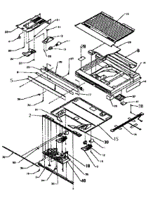 Divider Block parts for Amana Top-Mount Refrigerator TXI22R2-P1168014W from AppliancePartsPros.com