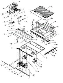 Divider Block parts for Amana Top-Mount Refrigerator TYI21S4W-P1194709WW from AppliancePartsPros.com