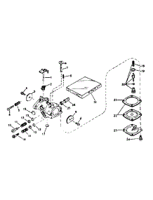 Carburetor No. 631887 parts for Tecumseh Lawn & Garden Engine TYPE 1590 from AppliancePartsPros.com