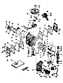Engine Assembly No. 381 parts for Tecumseh Lawn & Garden Engine TYPE 381 from AppliancePartsPros.com