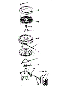Starter Assembly No. 590517 parts for Tecumseh Lawn & Garden Engine TYPE 381 from AppliancePartsPros.com
