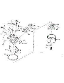 Carburetor parts for Tecumseh Lawn & Garden Engine TYPE 640-07B from AppliancePartsPros.com
