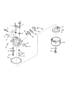 Carburetor parts for Tecumseh Lawn & Garden Engine TYPE 640-08A from AppliancePartsPros.com