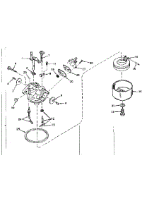 Carburetor No. 631724 parts for Tecumseh Lawn & Garden Engine TYPE 642-15C from AppliancePartsPros.com