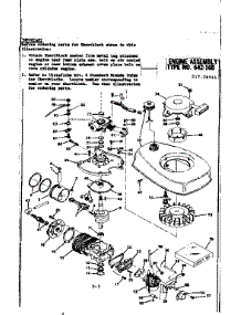 Engine Assembly parts for Tecumseh Lawn & Garden Engine TYPE 642-16B from AppliancePartsPros.com