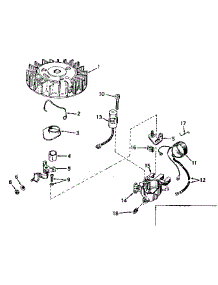 Magneto parts for Tecumseh Lawn & Garden Engine TYPE 642-16D from AppliancePartsPros.com