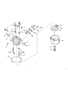 Carburetor parts for Tecumseh Lawn & Garden Engine TYPE 642-18D from AppliancePartsPros.com