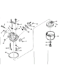 Carburetor No. 631895 parts for Tecumseh Lawn & Garden Engine TYPE 642-19 from AppliancePartsPros.com
