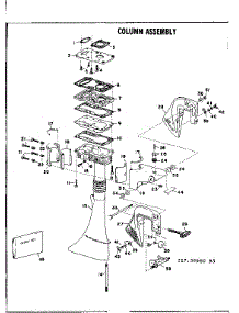 Column Assembly parts for Tecumseh Lawn & Garden Engine TYPE 643-19B from AppliancePartsPros.com