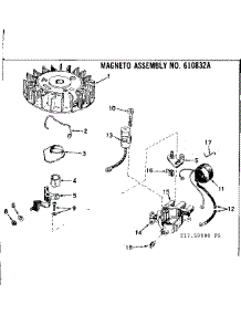 Magneto Assembly parts for Tecumseh Lawn & Garden Engine TYPE 643-19B from AppliancePartsPros.com