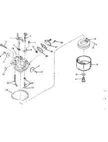 Carburetor parts for Tecumseh Lawn & Garden Engine TYPE 643-21A from AppliancePartsPros.com