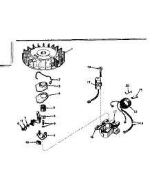 Magneto parts for Tecumseh Lawn & Garden Engine TYPE 650-18 from AppliancePartsPros.com