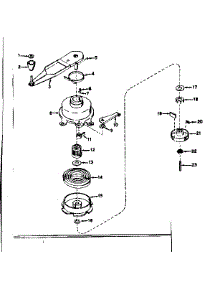 No-Pull Starter parts for Tecumseh Lawn & Garden Engine TYPE 650-18A from AppliancePartsPros.com