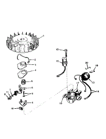 Magneto parts for Tecumseh Lawn & Garden Engine TYPE 650-56 from AppliancePartsPros.com