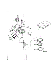 Carburetor No. 631539 parts for Tecumseh Lawn & Garden Engine TYPE 670-08 from AppliancePartsPros.com