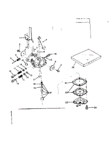 Carburetor No. 631534 parts for Tecumseh Lawn & Garden Engine TYPE 670-21A from AppliancePartsPros.com