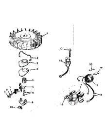 Magneto parts for Tecumseh Lawn & Garden Engine TYPE 670-85 from AppliancePartsPros.com