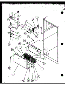 Evaporator Area parts for Amana Top-Mount Refrigerator TZ18QG-P1156102WG from AppliancePartsPros.com