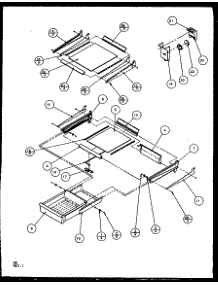 Cabinet Shelving (Tz19rl / P1158501wl) (Tz19re / P1158501we) (Tz19rw / P1158501ww) (Tz22rl / P1157701wl) (Tz22re / P1157701we) (Tz22rw / P1157701ww) (Tzi22re / P1168003we) (Tzi22rl / P1168003wl) (Tzi22rw / P1168003ww) parts for Amana Top-Mount Refrigerator TZ18RW-P1158401WW from AppliancePartsPros.com