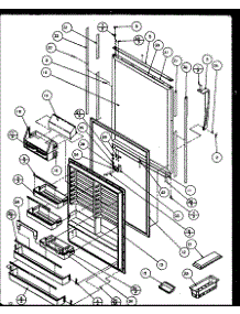 Refrigerator Door (Ebony) (Tz19qw / P1111409ww) (Tz19qg / P1111409wg) (Tz19qe / P1111409we) (Tz19ql / P1111409wl) (Tz19qw / P1111410ww) (Tz19qg / P1111410wg) (Tz19qe / P1111410we) (Tz19ql / P1111410wl) (Tz21q2w / P1111713ww) (Tz21q2l / P1111713wl) (Tz21q2e / P1111713we) (Tz23q parts for Amana Top-Mount Refrigerator TZ19QG-P1111409WG from AppliancePartsPros.com