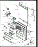Refrigerator Door (Tz21r2e / P1157608we) (Tz21r2l / P1157608wl) (Tz21r2g / P1157608wg) (Tz21r2w / P1157608ww) (Tzi21r2l / P1168011wl) (Tzi21r2e / P1168011we) (Tzi21r2w / P1168011ww)