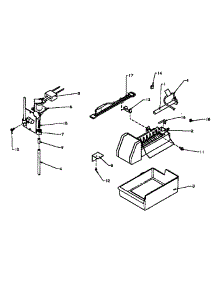 Add-On Ice Maker parts for Amana Top-Mount Refrigerator TZ19R3E-P1181906WE from AppliancePartsPros.com