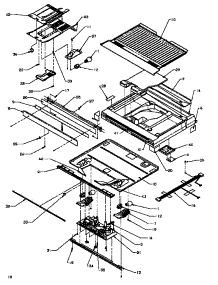 Divider Block parts for Amana Top-Mount Refrigerator TZ19R3L-P1181906WL from AppliancePartsPros.com