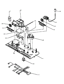Control Panel parts for Amana Top-Mount Refrigerator TZ19R3W-P1181906WW from AppliancePartsPros.com