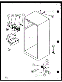 Factory Installed Ice Maker (Tzi20qw / P1156203ww) (Tzi20ql / P1156203wl) (Tzi20qw / P1156204ww) (Tzi20ql / P1156204wl) parts for Amana Top-Mount Refrigerator TZ20QG-P1156202WG from AppliancePartsPros.com