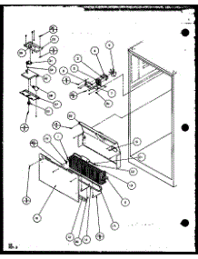 Evaporator Area (Tz22qg / P1114906wg) (Tz22ql / P1114906wl) (Tz22qw / P1114906ww) parts for Amana Top-Mount Refrigerator TZ22QG-P1114906WG from AppliancePartsPros.com