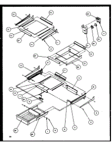Cabinet Shelving (Tg18rbg / P1158303wg) (Tg18rbl / P1158303wl) (Tg18rbw / P1158303ww) (Tz18rg / P1158405wg) (Tz18rl / P1158405wl) (Tz18rw / P1158405ww) (Tq18rbg / P1158406wg) (Tq18rbl / P1158406wl) (Tq18rbw / P1158406ww) (Tz21re / P1157604we) (Tz21rl / P1157604wl) (Tz21rg / P115 parts for Amana Top-Mount Refrigerator TZ22RE-P1157703WE from AppliancePartsPros.com