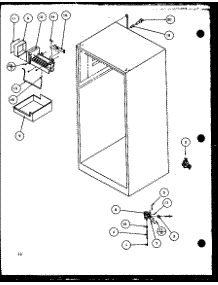 Factory Installed Ice Maker parts for Amana Top-Mount Refrigerator TZI21Q2L-P1111714WL from AppliancePartsPros.com