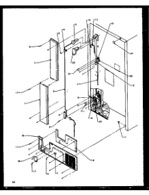 Cabinet Back parts for Amana Top-Mount Refrigerator TZI22R2E-P1168013WE from AppliancePartsPros.com