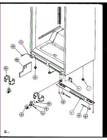 Cabinet Bottom parts for Amana Top-Mount Refrigerator TZI22RE-P1168003WE from AppliancePartsPros.com