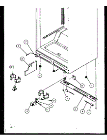 Cabinet Bottom parts for Amana Top-Mount Refrigerator TZI22RE-P1168007WE from AppliancePartsPros.com