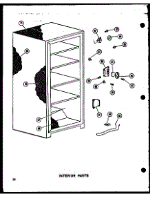 Interior Parts (U13k / P60250-72W) (U13k-C / P60250-72Wc) (U13k-Ag / P60250-72Wg) (U13k-A / P60250-72Wa) (U13w-Ag / P60335-7Wg) (U13w-A / P60335-7Wa) (U13w / P60335-7W) (U13w-C / P60335-7Wc) (U16k-C / P60250-73Wc) (U16k-A / P60250-73Wa) (U16k / P60250-73W) (U16k-Ag / P60250-73Wg parts for Amana Upright Freezer U16W-C/P60335-60WC from AppliancePartsPros.com