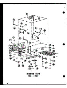 Interior Parts (Uf16 / P60117-29W) (Uf16c / P60117-29Wc) (Uf16ag / P60117-29Wg) (Uf16a / P60117-29Wa) parts for Amana Upright Freezer U23F/P60117-36W from AppliancePartsPros.com