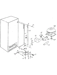 Freezer Unit parts for Northland Upright Freezer U305J/1436 from AppliancePartsPros.com