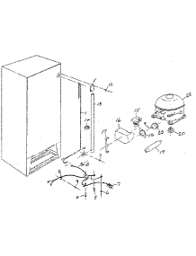 Freezer Unit parts for Northland Upright Freezer U305L/1436 from AppliancePartsPros.com