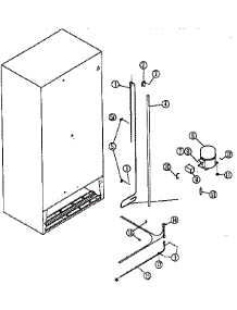 Freezer Unit parts for Northland Upright Freezer U305P from AppliancePartsPros.com