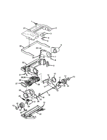Agitator Housing parts for Hoover Upright Vacuum U3105-035 from AppliancePartsPros.com