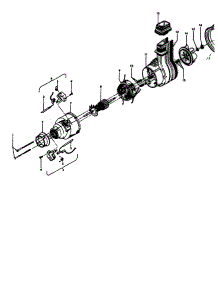 Motor Assembly parts for Hoover Upright Vacuum U3301 from AppliancePartsPros.com