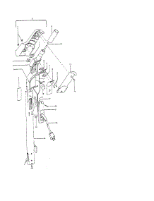 Handle parts for Hoover Upright Vacuum U3315 from AppliancePartsPros.com