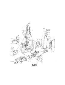 Handle parts for Hoover Upright Vacuum U3317 from AppliancePartsPros.com