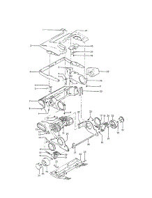 Agitator Housing parts for Hoover Upright Vacuum U3329 from AppliancePartsPros.com