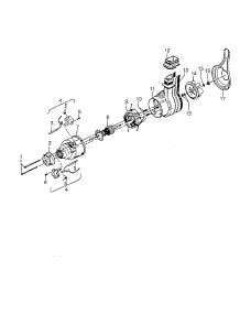 Motor parts for Hoover Upright Vacuum U3329 from AppliancePartsPros.com