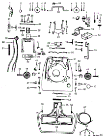 Mainbody parts for Hoover Upright Vacuum U4001 from AppliancePartsPros.com